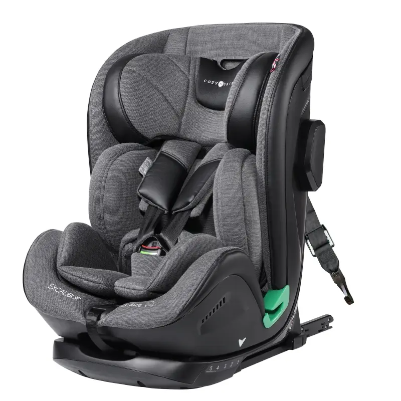 Cozy N Safe EXCALIBUR i-Size autosedačka 76-150, Black/Grey 2025