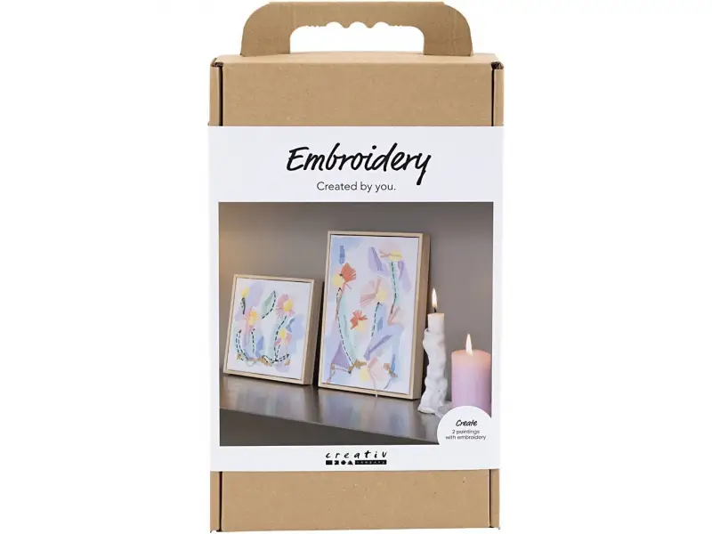 Creativ Company Kreatívna sada Akrylové maľovanie a vyšívanie