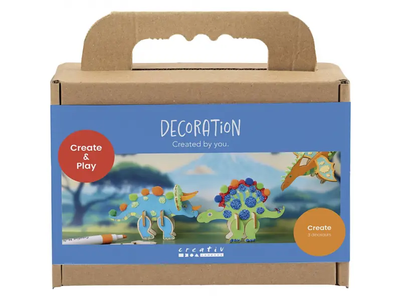 Creativ Company Kreativní sada Dinosauři dřevění