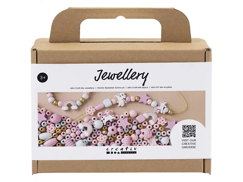 Creativ Company Kreativní sada Šperky z korálků pastelové barvy