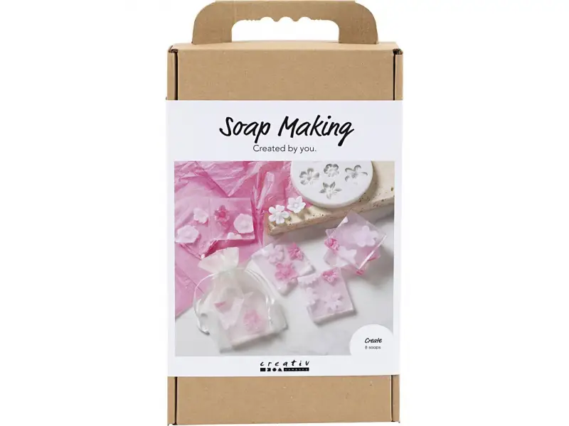 Creativ Company Kreatívna sada výroba mydla Flowers Pink