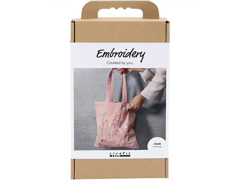 Creativ Company Kreatívna sada Vyšívaná textilná taška