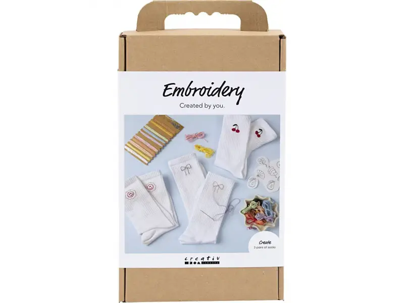 Creativ Company Kreativní sada Vyšívání ponožek