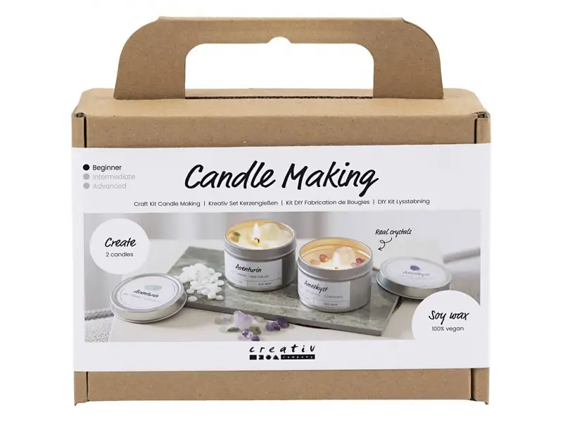 Creativ Company Kreatívna sada Mini Craft Kit Candle Making Crystals