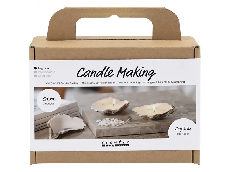 Creativ Company Kreatívna sada Mini Craft Kit Candle Making Shells