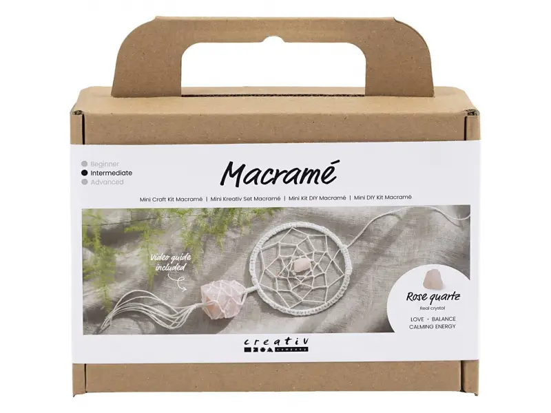 Creativ Company Kreatívna sada Mini Craft Kit Macramé Dreamcatcher
