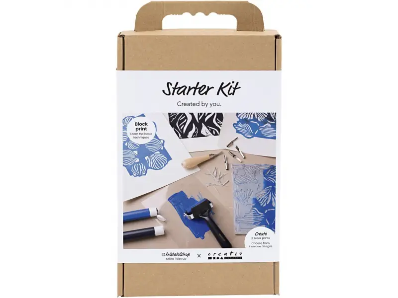Creativ Company Kreativní sada Starter Craft Kit Block Printing