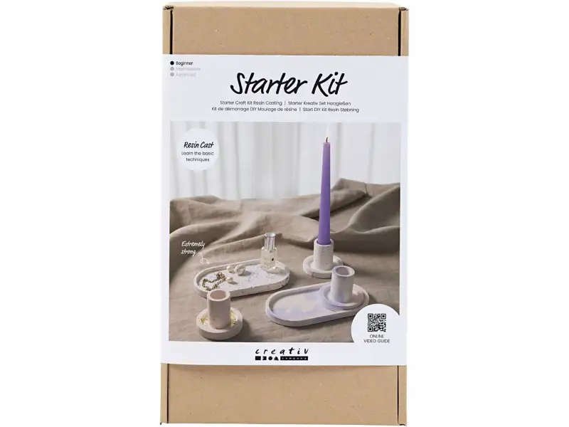 Creativ Company Kreativní sada Starter Craft Kit Resin Casting Candle Holders