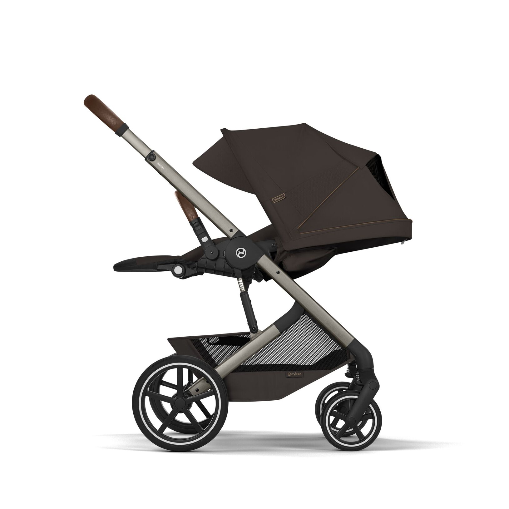 CYBEX BALIOS S LUX Kombinovaný kočík so skladacou vaničkou TAUPE CHOCOLATE BROWN 2026