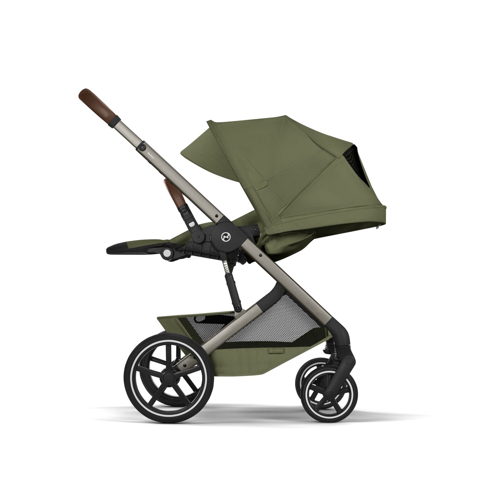 CYBEX BALIOS S LUX Kombinovaný kočík so skladacou vaničkou TAUPE MOSS GREEN 2026