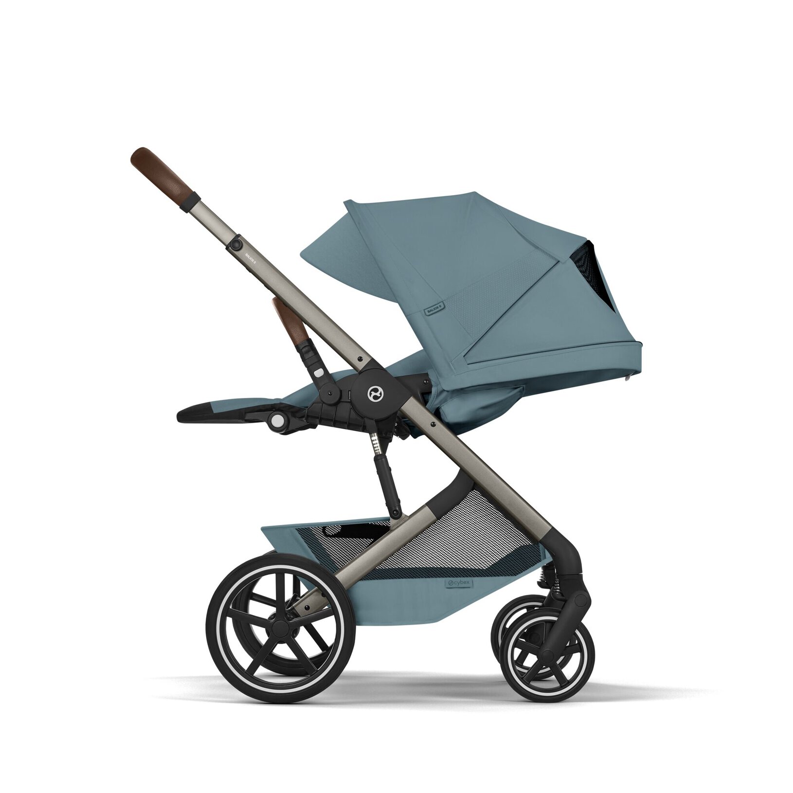 CYBEX BALIOS S LUX Kombinovaný kočík so skladacou vaničkou TAUPE STORMY BLUE 2026