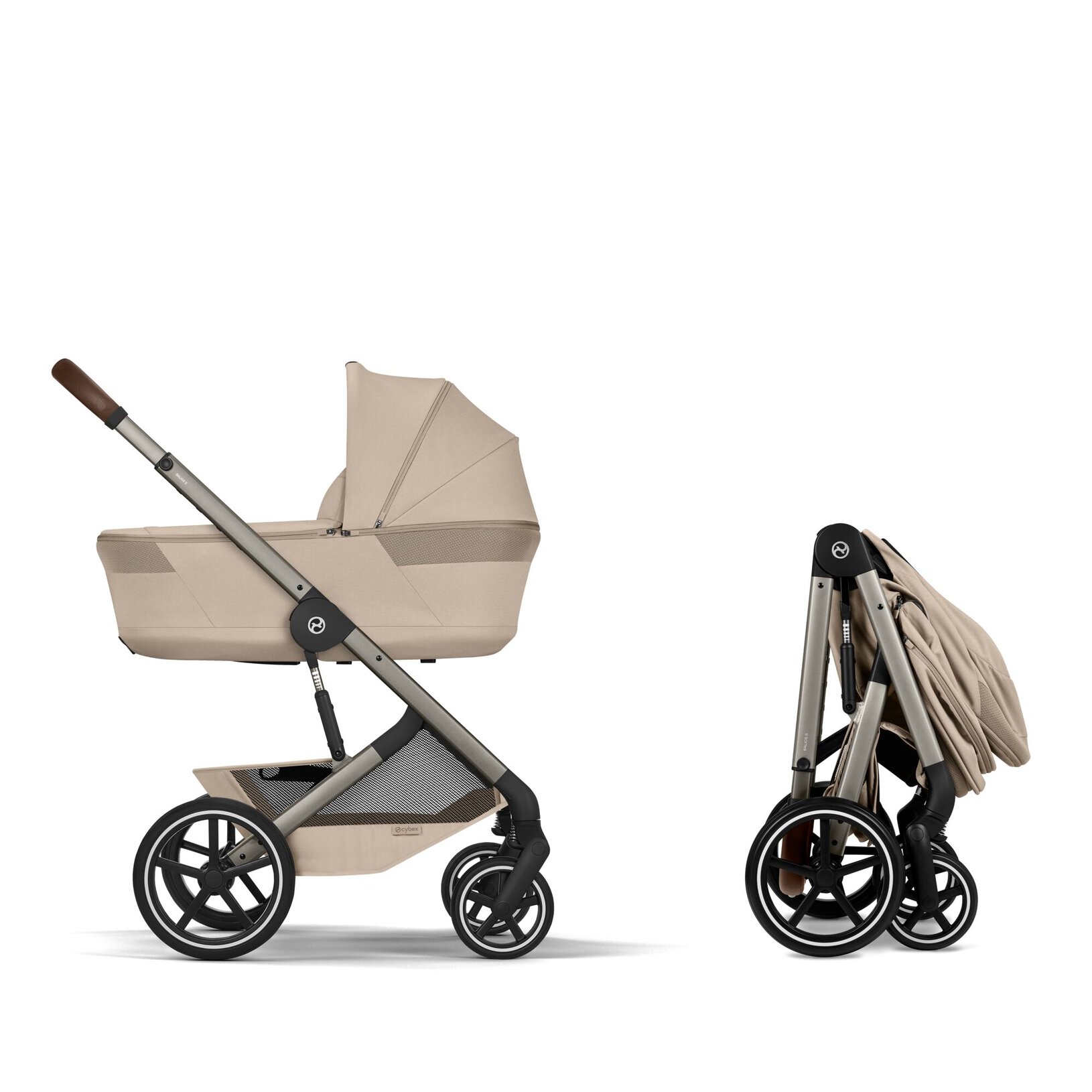 CYBEX BALIOS S LUX Kombinovaný kočík so skladacou vaničkou TAUPE ALMOND BEIGE 2026