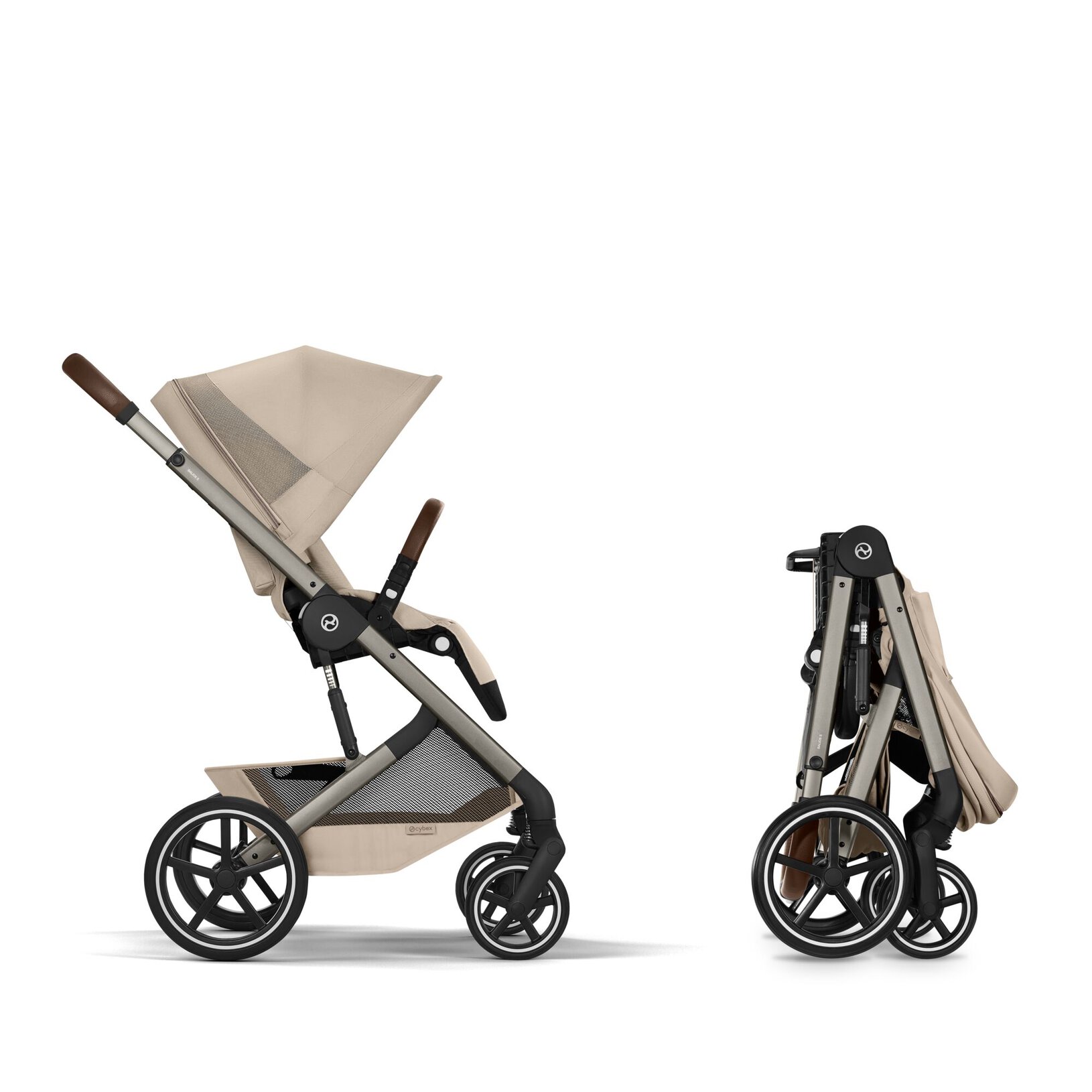 CYBEX BALIOS S LUX Kombinovaný kočík so skladacou vaničkou TAUPE ALMOND BEIGE 2026
