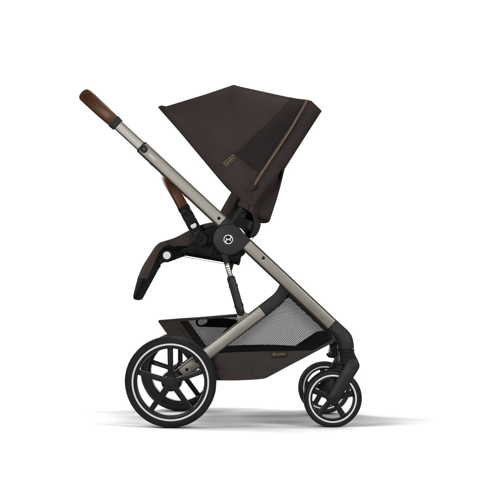 CYBEX BALIOS S LUX Kombinovaný kočík so skladacou vaničkou TAUPE CHOCOLATE BROWN 2026