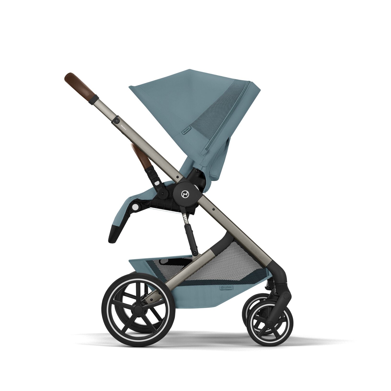 CYBEX BALIOS S LUX Kombinovaný kočík so skladacou vaničkou TAUPE STORMY BLUE 2026