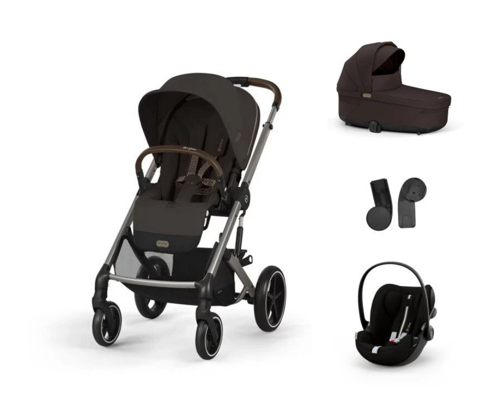 CYBEX Kombinovaný kočík BALIOS S LUX SET S - Chocolate Brown