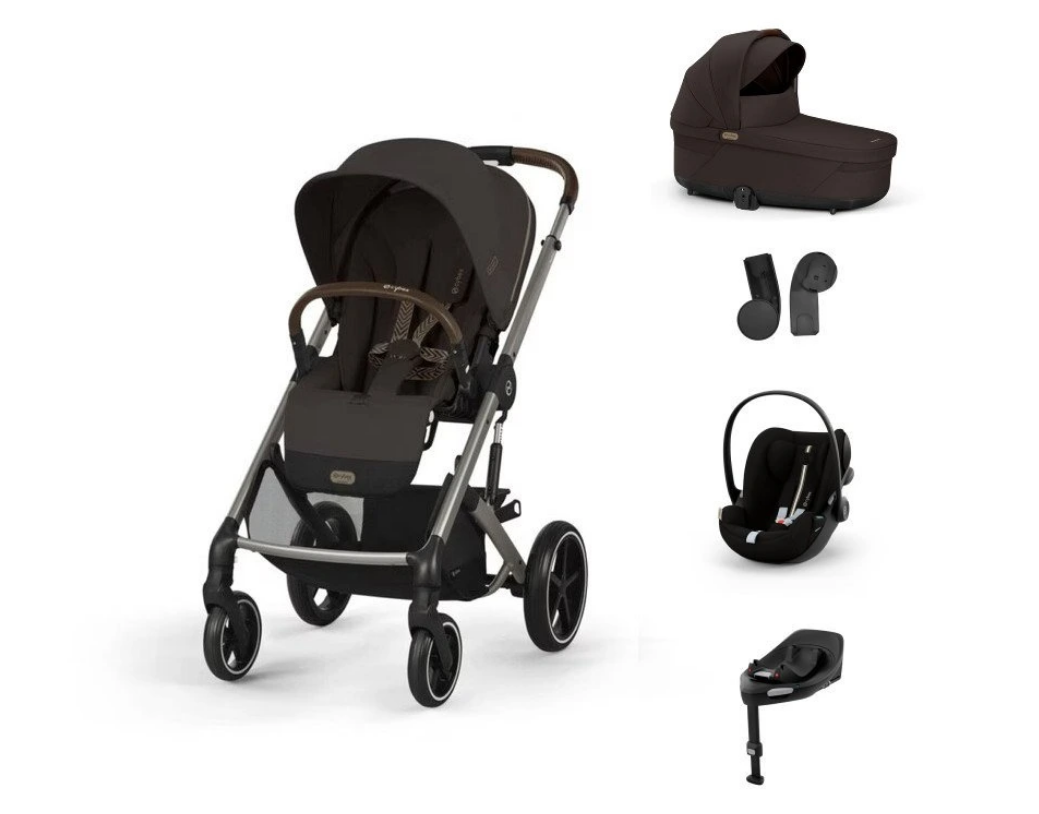 CYBEX Kombinovaný kočík BALIOS S LUX SET M - Chocolate Brown