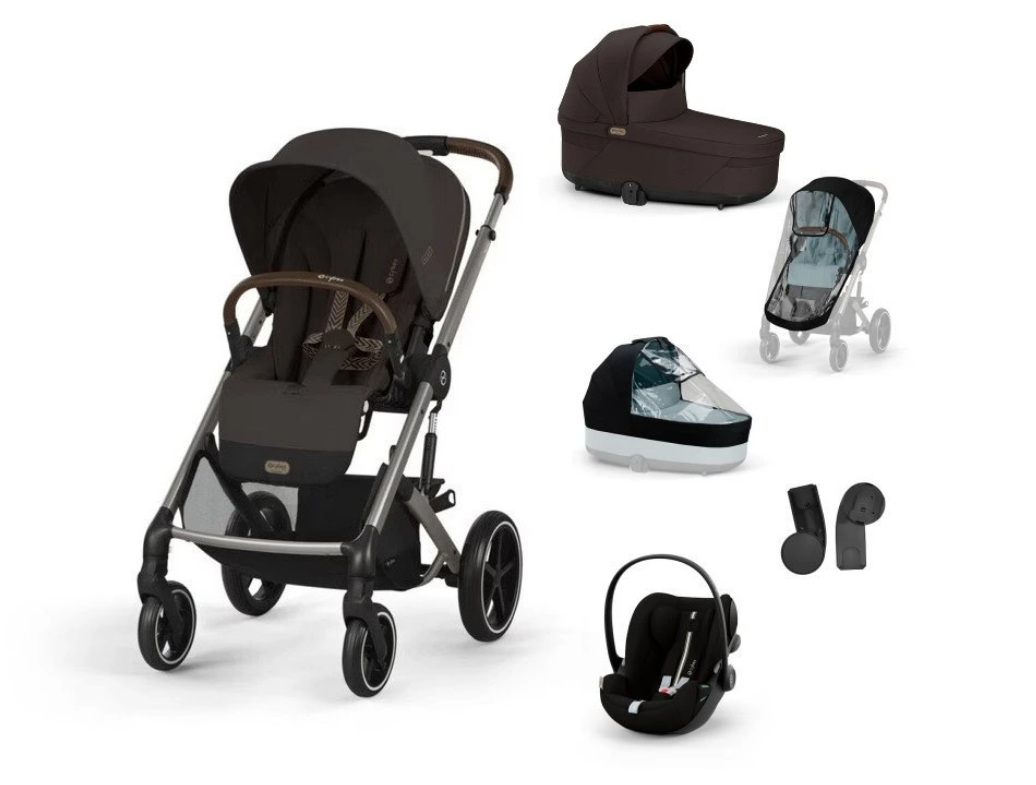 CYBEX Kombinovaný kočík BALIOS S LUX SET L - Chocolate Brown