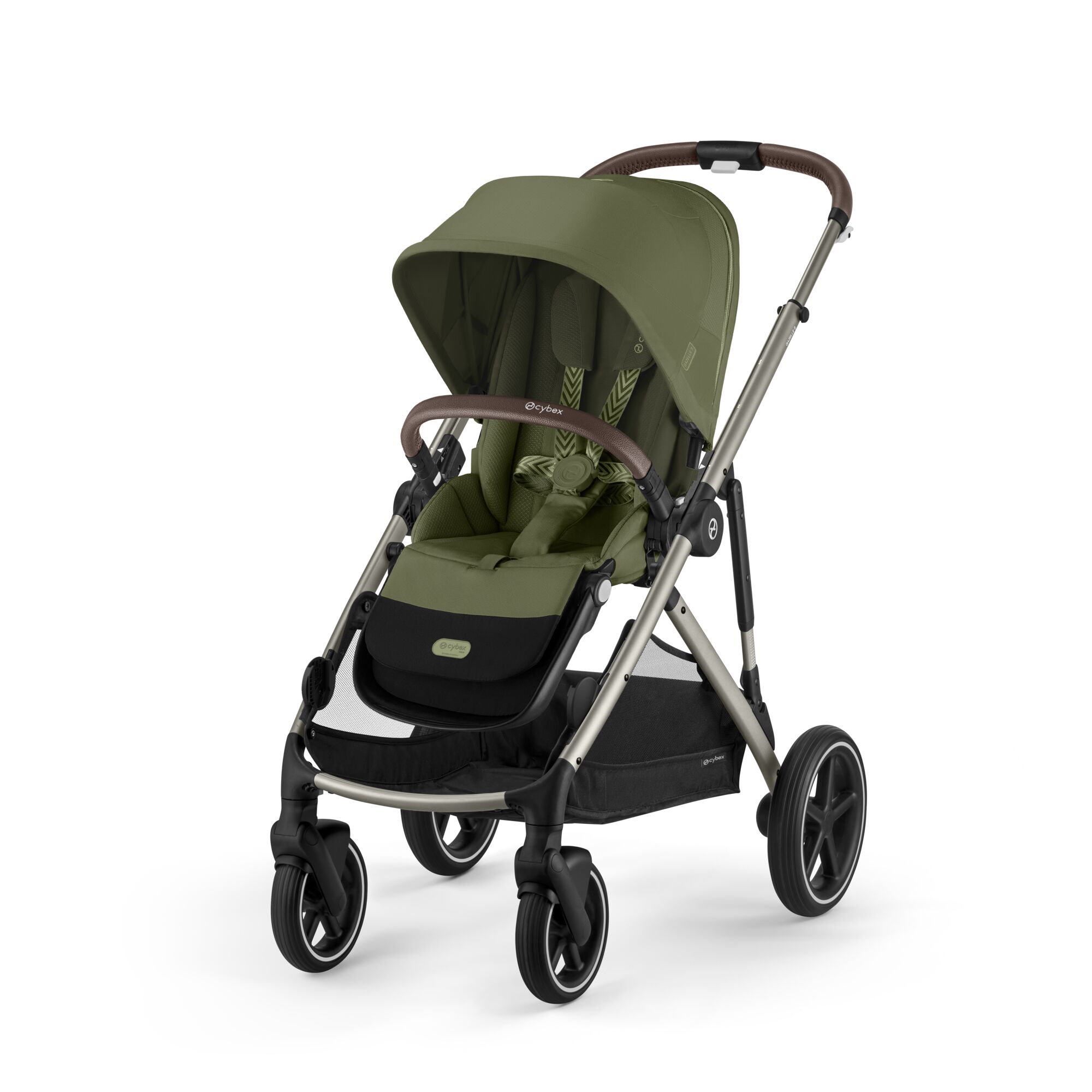 Cybex Gazelle S Kombinovaný kočík SET S - Moss Green - Taupe Rám
