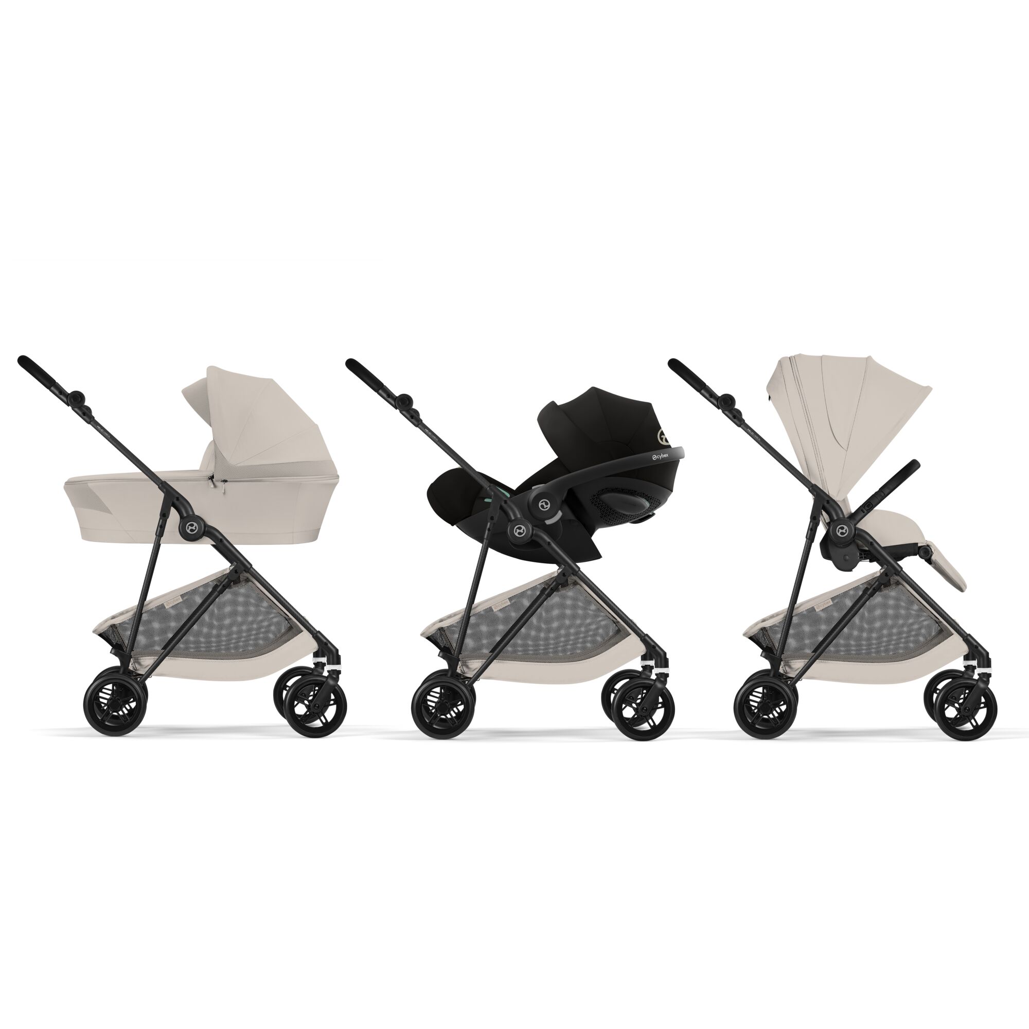 CYBEX MELIO Carbon Dune Grey 2026