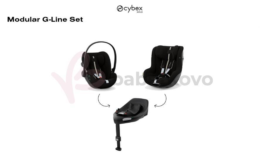 CYBEX Modulárny set G-Line PLUS Moon Black so základňou ZDARMA