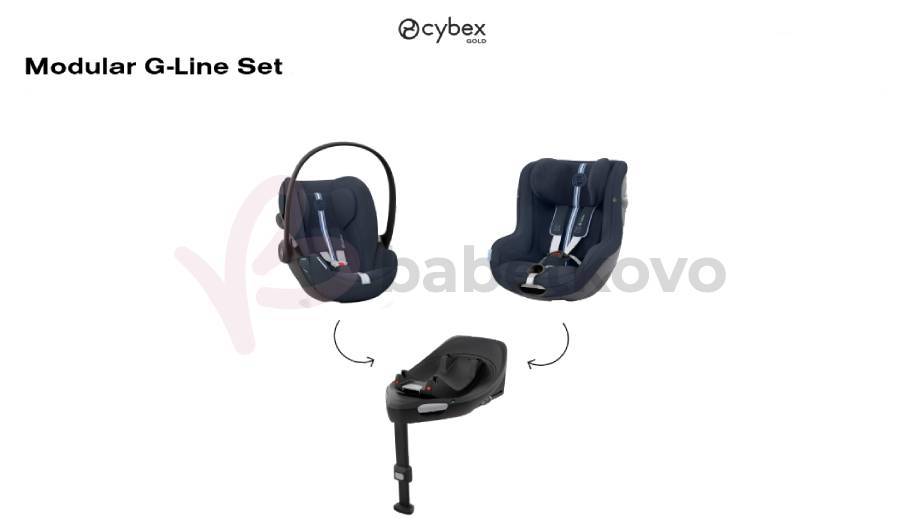 CYBEX Modulárny set G-Line PLUS Ocean Blue so základňou ZDARMA