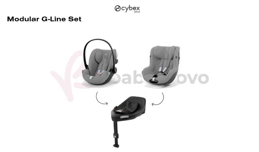 CYBEX Modulárny set G-Line PLUS Stone Grey so základňou ZDARMA