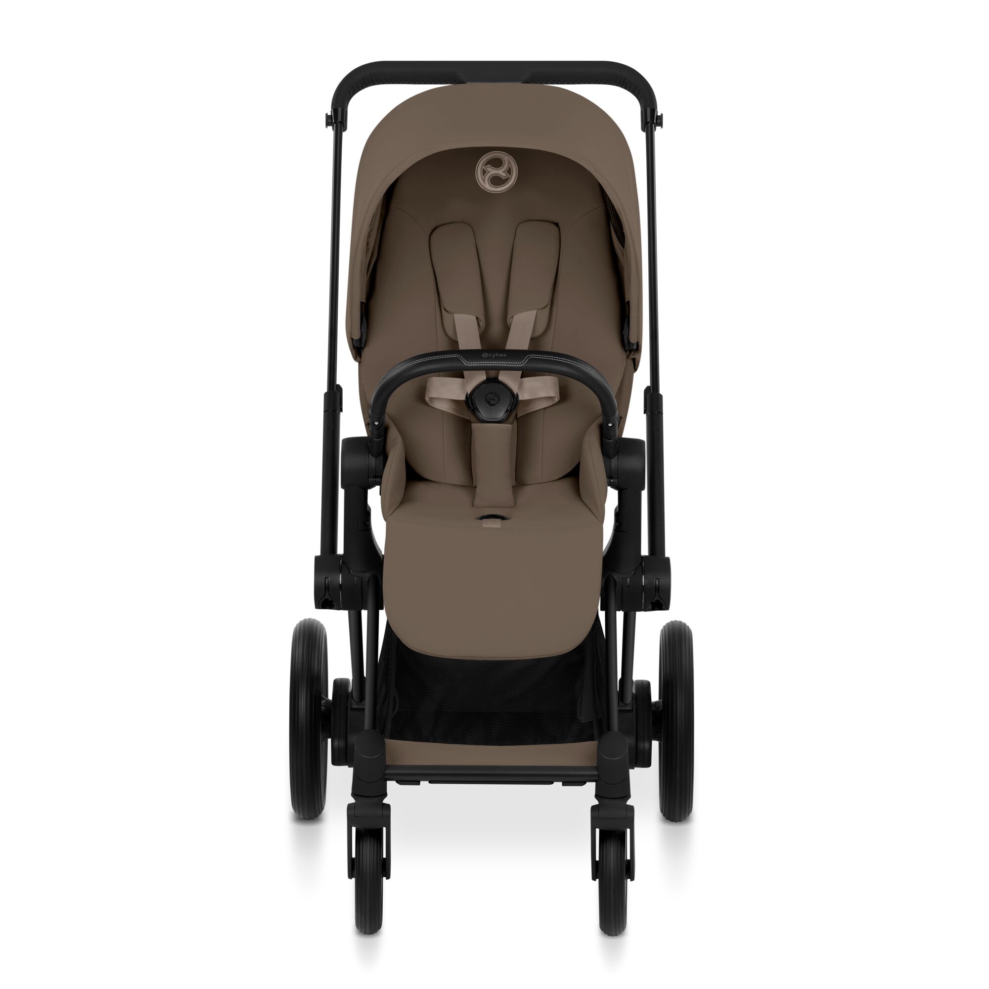 CYBEX E-PRIAM 5 Comfort ONE BOX Matt Black - Coconut Brown