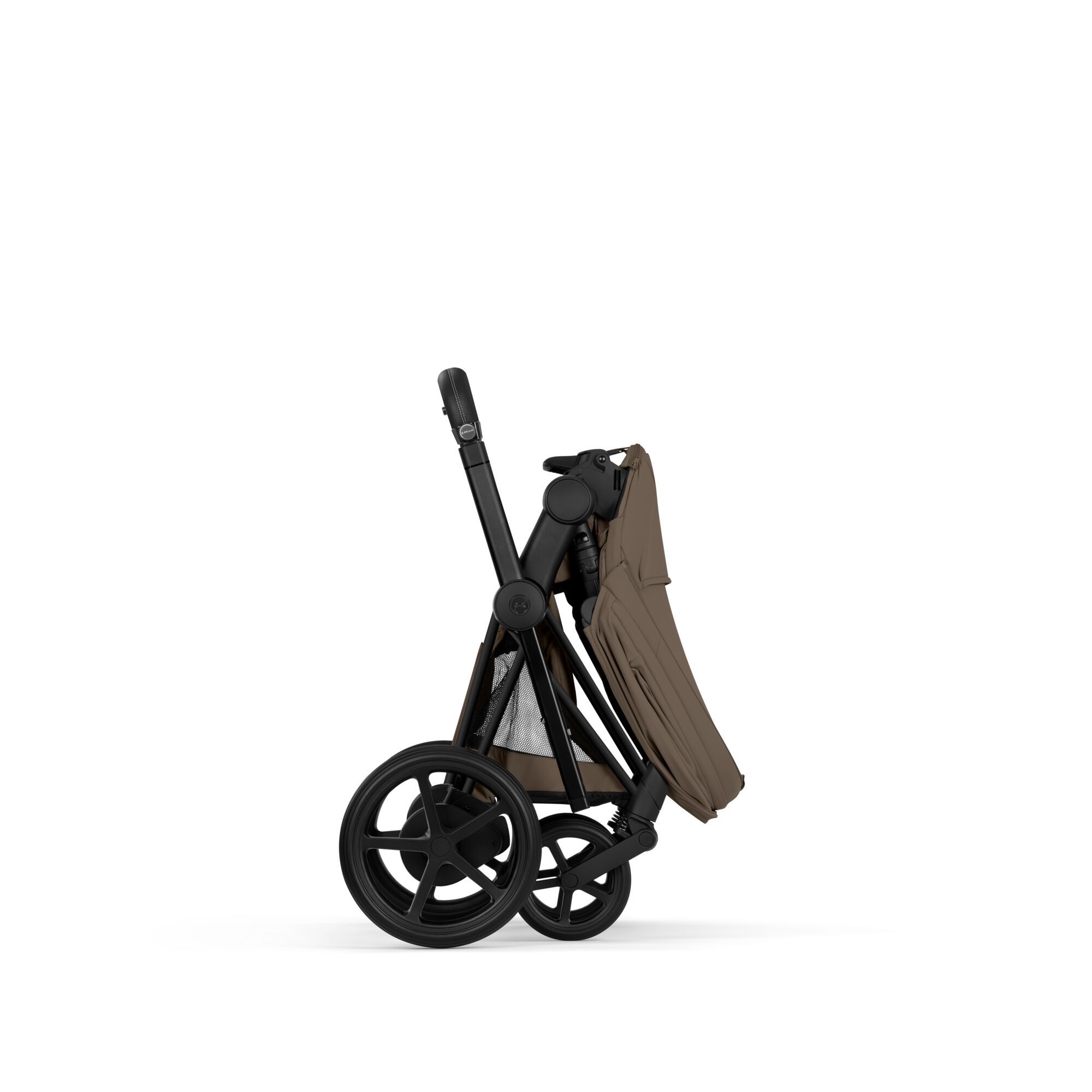 CYBEX E-PRIAM 5 Comfort ONE BOX Matt Black - Coconut Brown