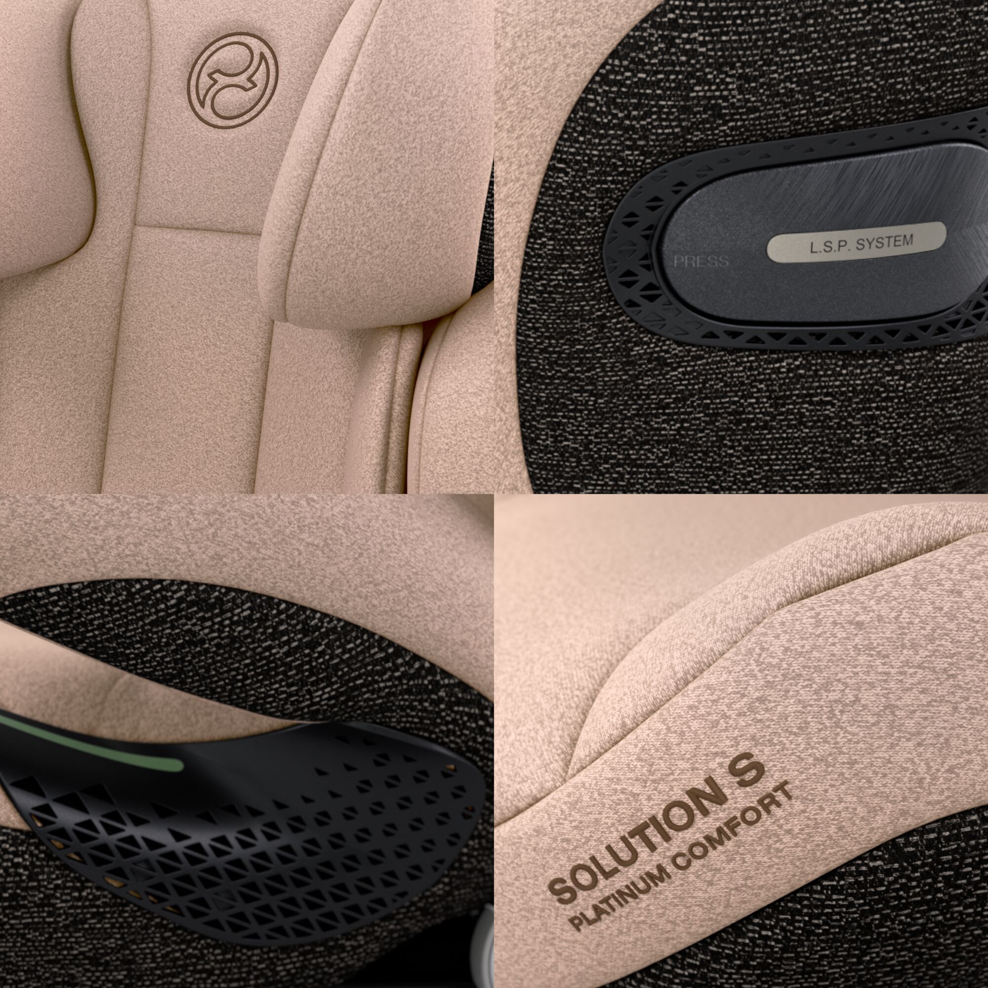 CYBEX Solution S Autosedačka Cozy Beige