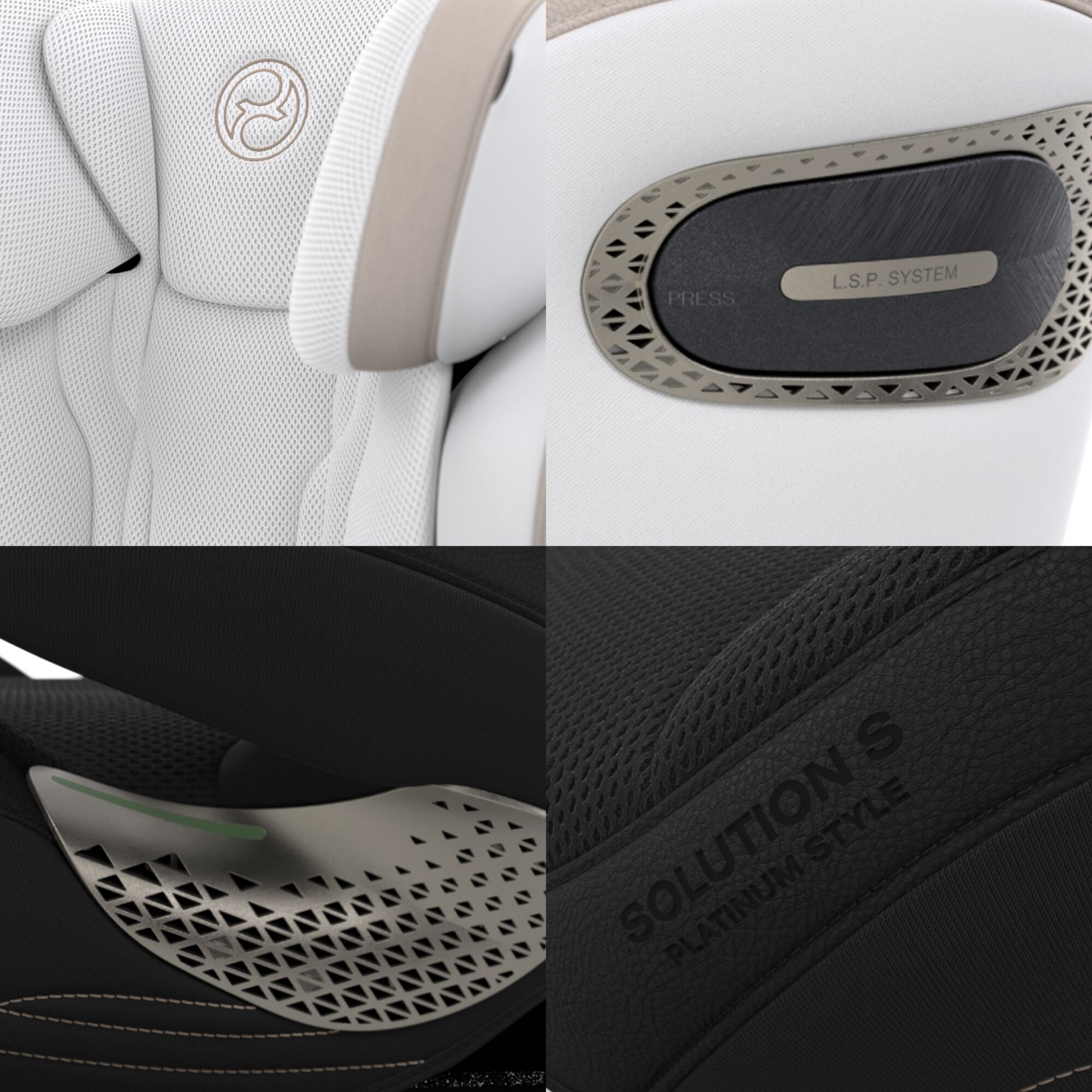 CYBEX Solution S Style Autosedačka Off White