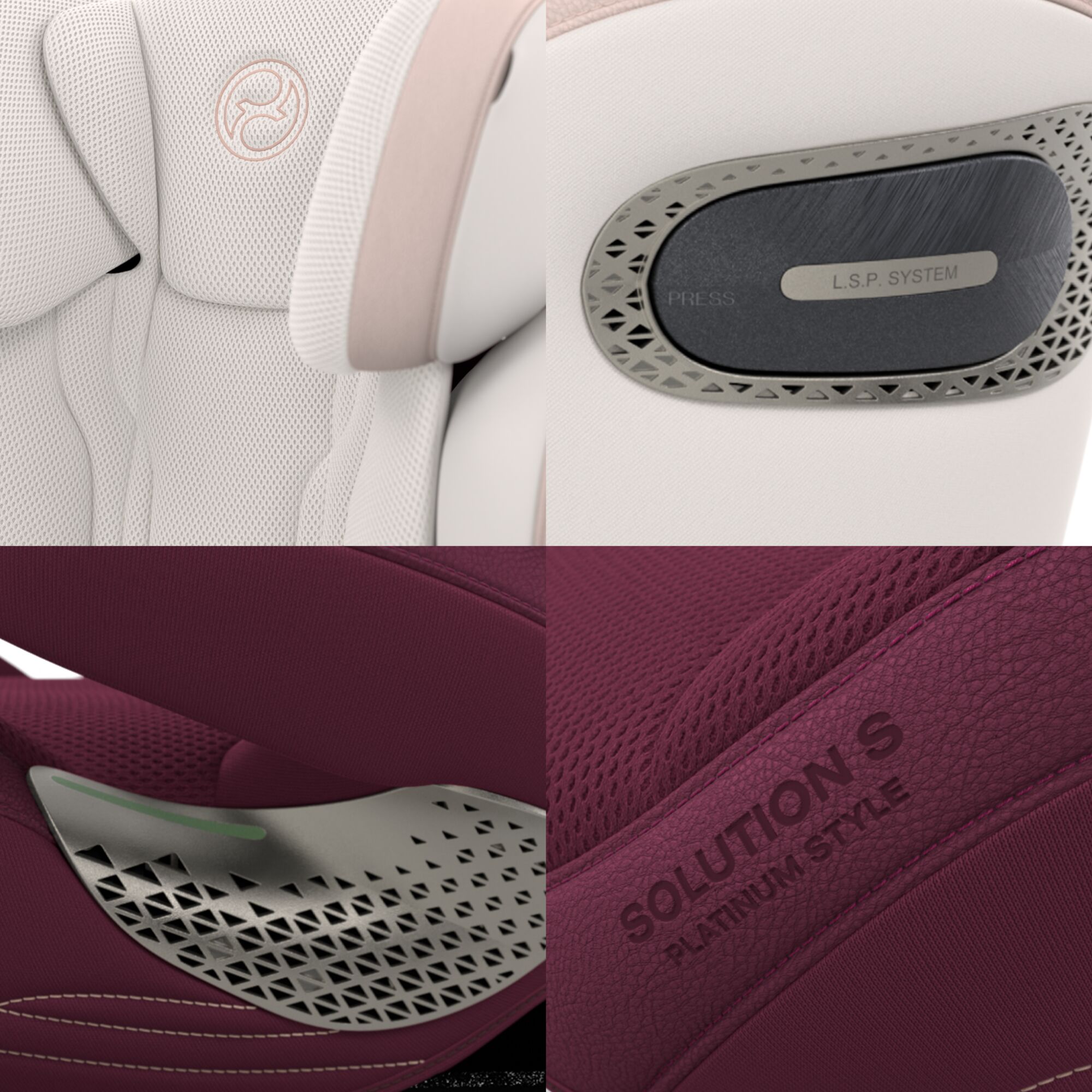 CYBEX Solution S Style Autosedačka Ouartz Pink