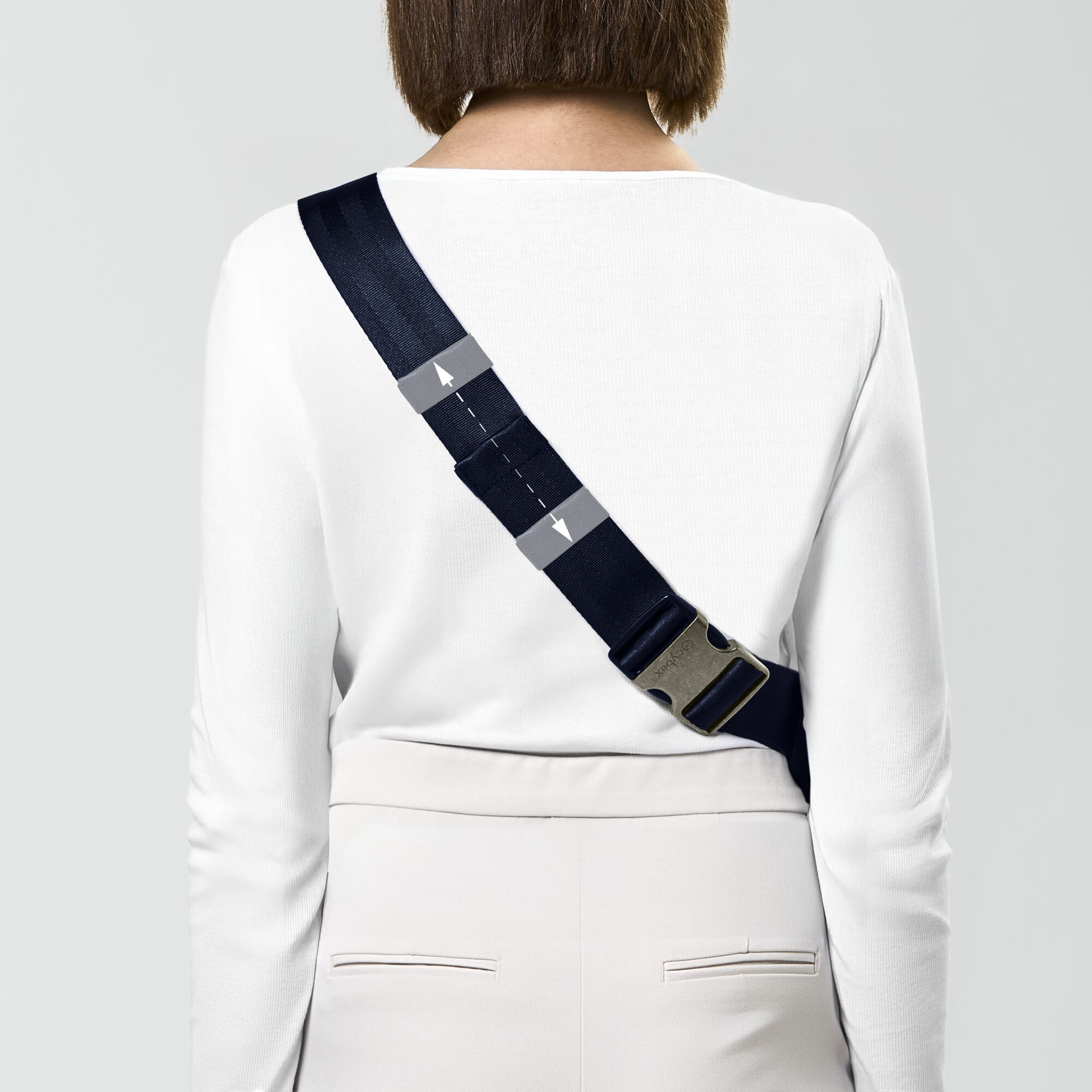 CYBEX Ľadvinka Belt Bag Rebellious Luxury Denim Blue