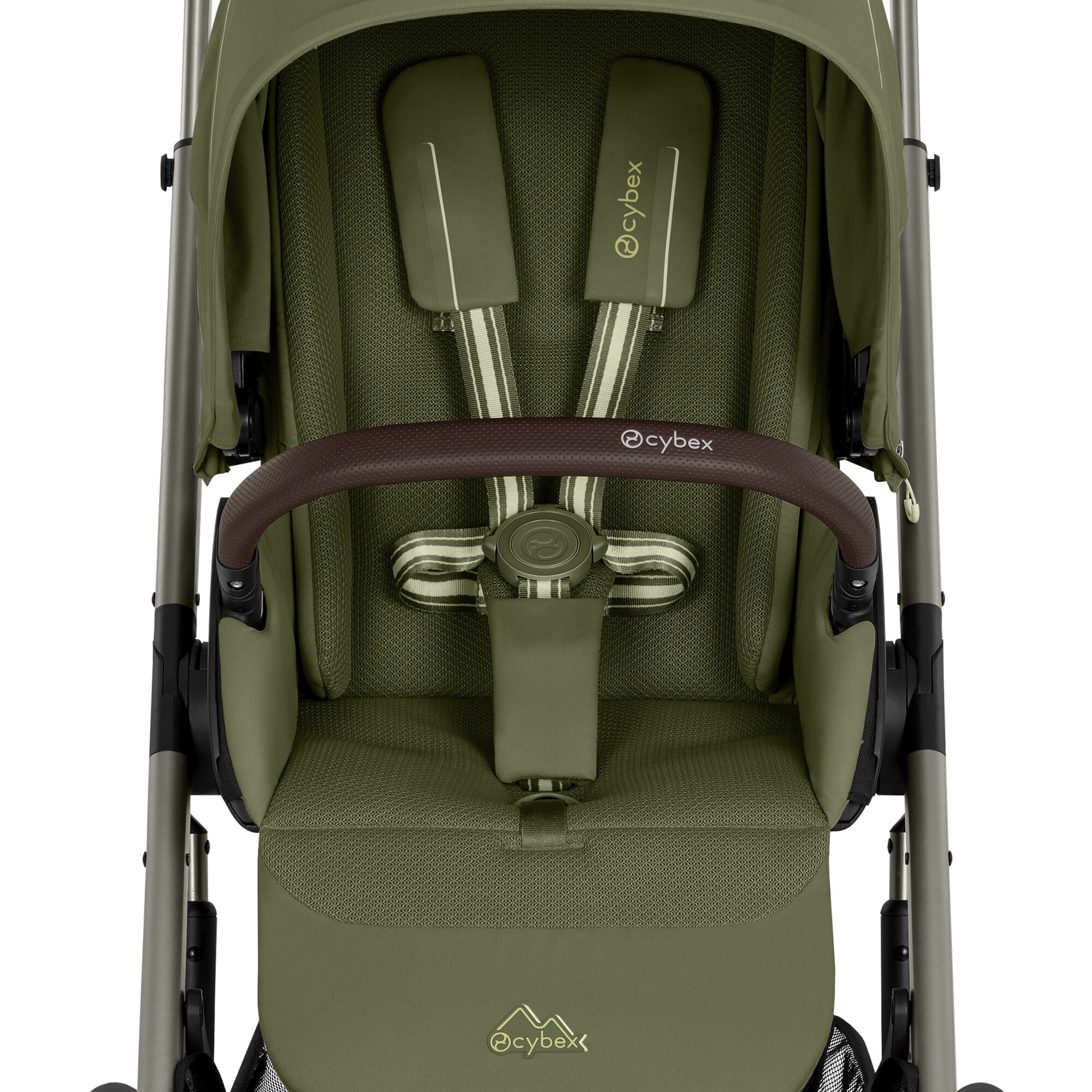 CYBEX TALOS S LUX Moss Green - taupe rám