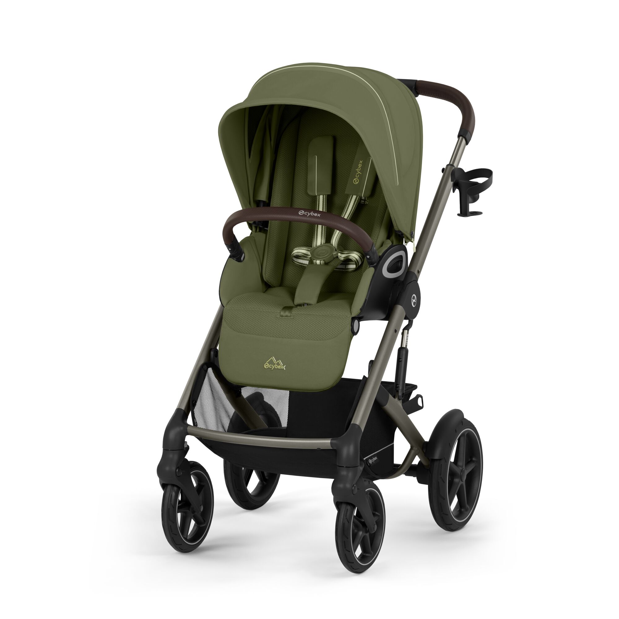 CYBEX TALOS S LUX Moss Green - taupe rám