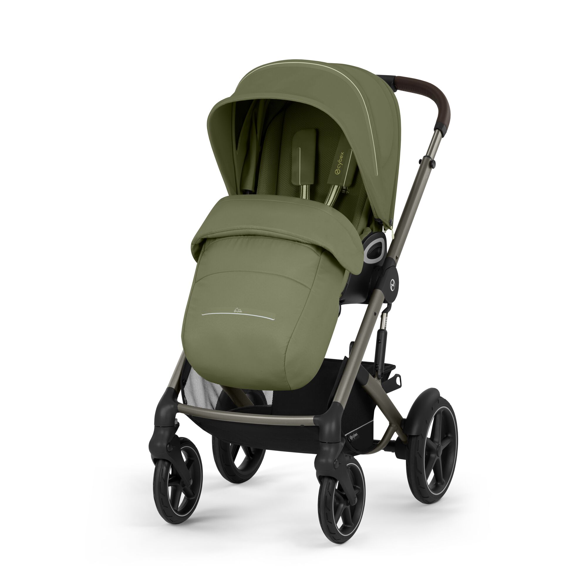 CYBEX TALOS S LUX Moss Green - taupe rám