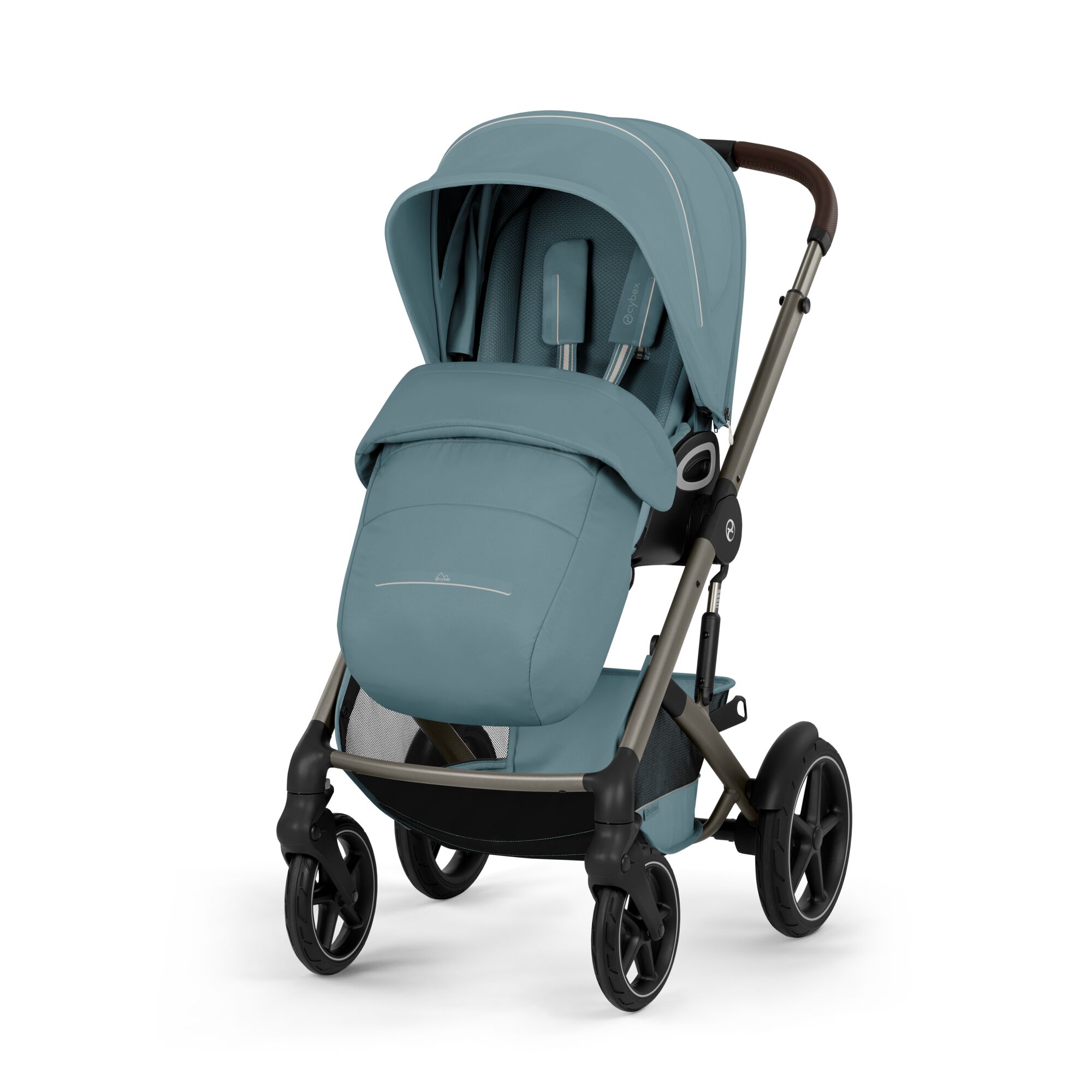 CYBEX TALOS S LUX Kombinovaný kočík so skladacou vaničkou TAUPE STORMY BLUE 2026