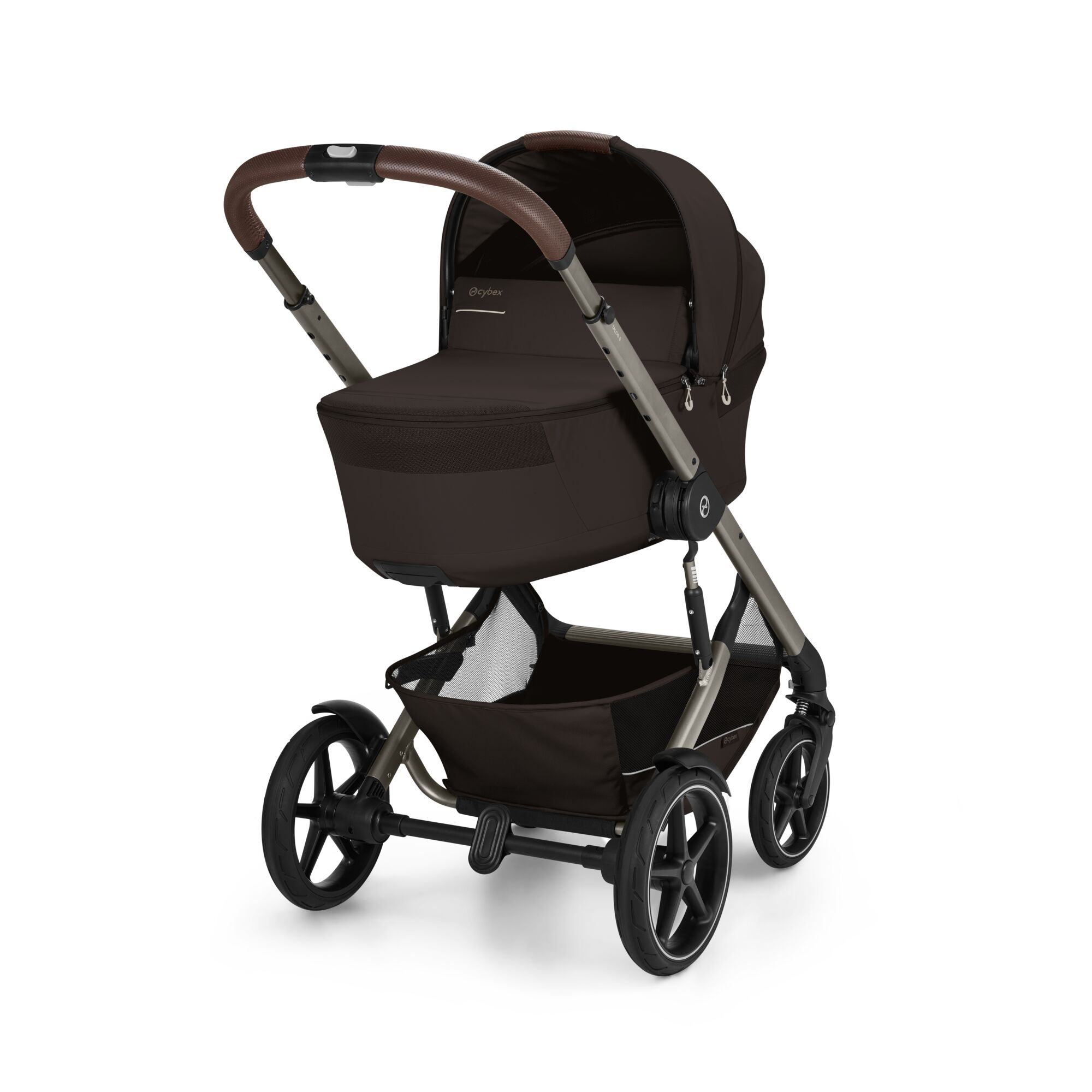 CYBEX TALOS S LUX Kombinovaný kočík so skladacou vaničkou TAUPE CHOCOLATE BROWN 2026