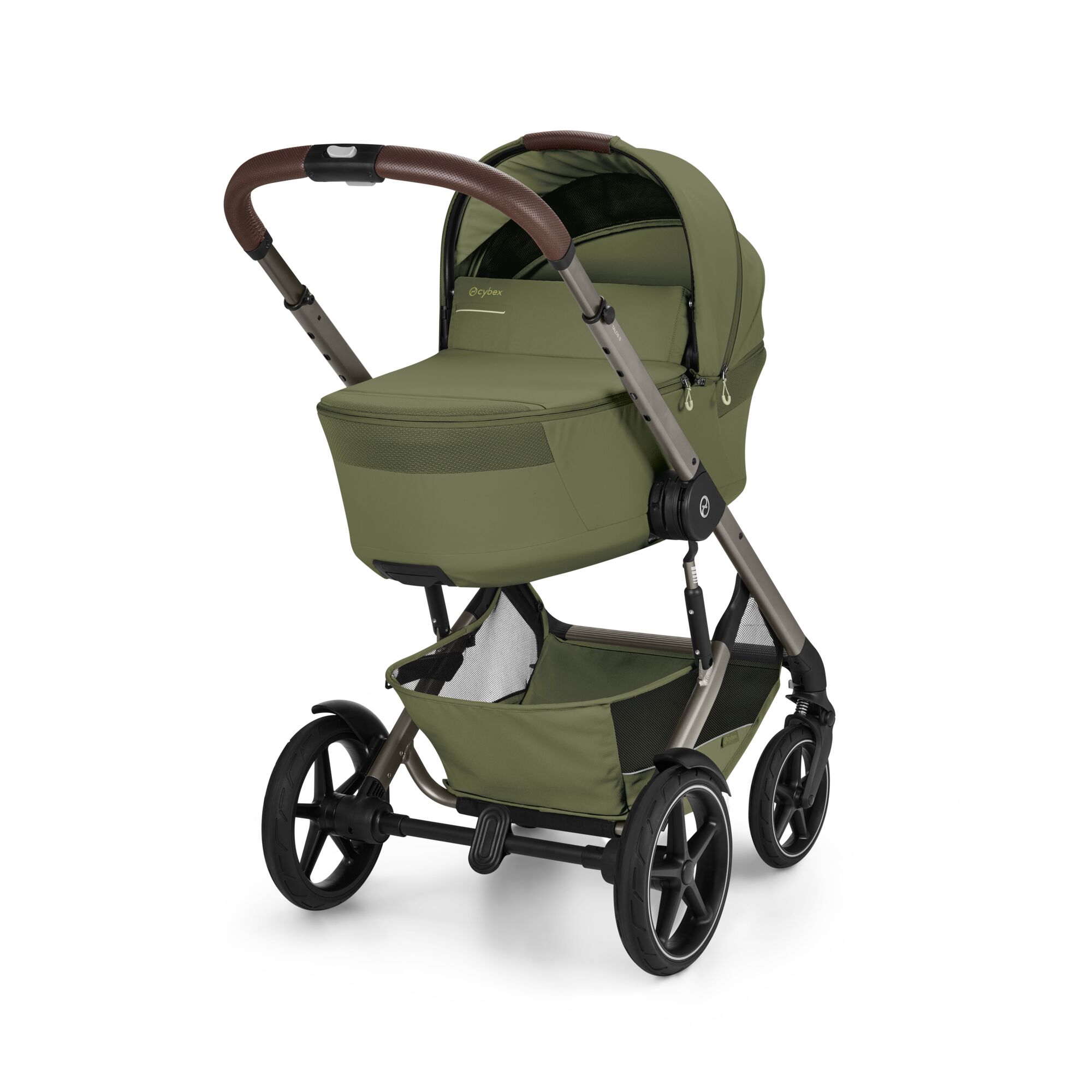 CYBEX TALOS S LUX Kombinovaný kočík so skladacou vaničkou TAUPE MOSS GREEN 2026