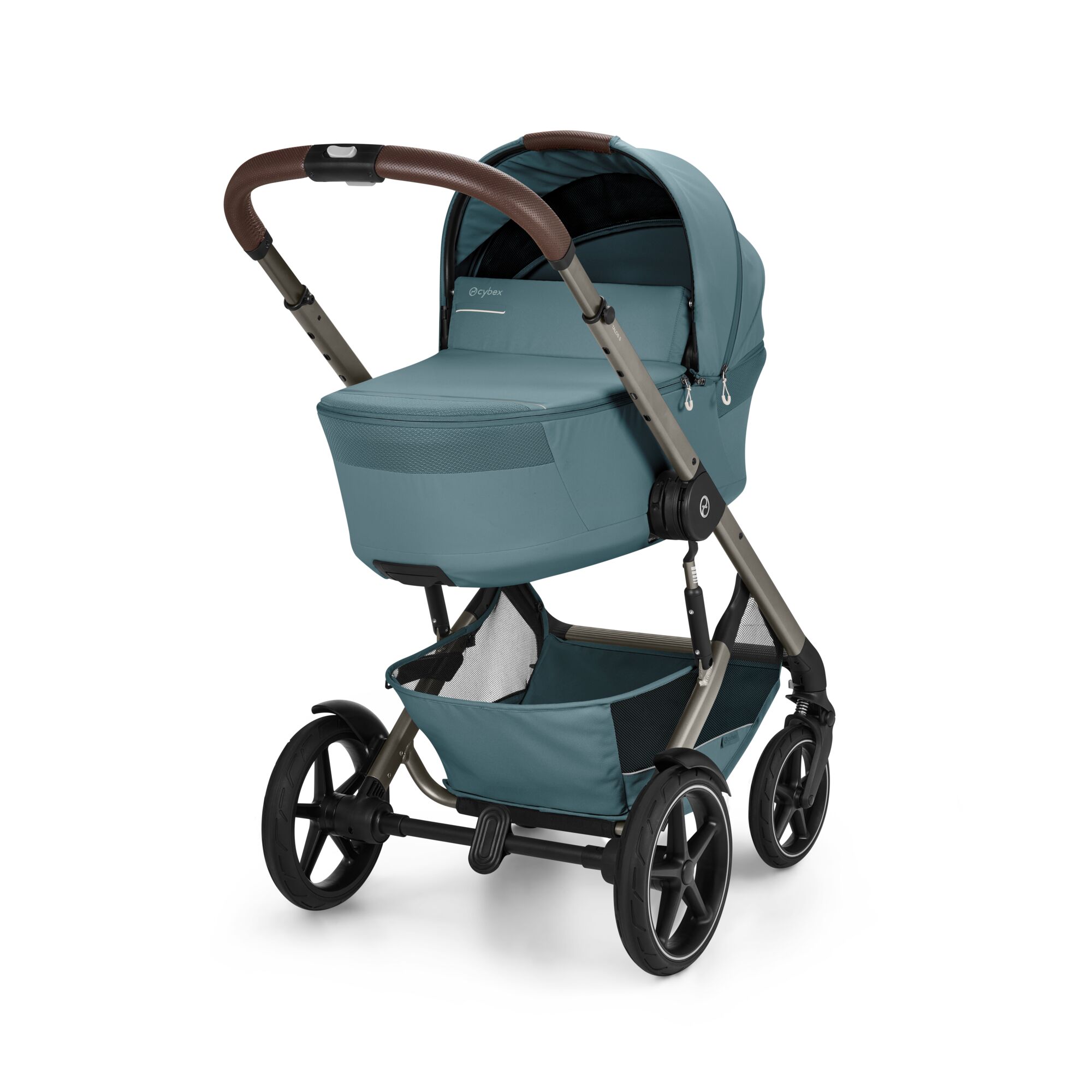 CYBEX TALOS S LUX Kombinovaný kočík so skladacou vaničkou TAUPE STORMY BLUE 2026
