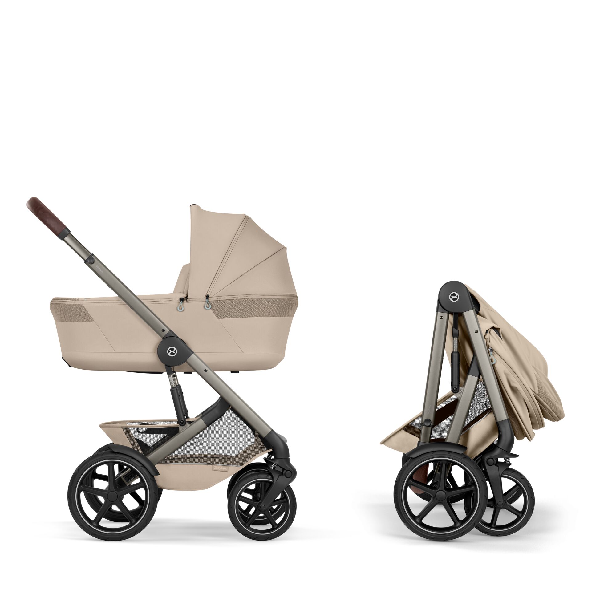 CYBEX TALOS S LUX Kombinovaný kočík so skladacou vaničkou TAUPE ALMOND BEIGE 2026