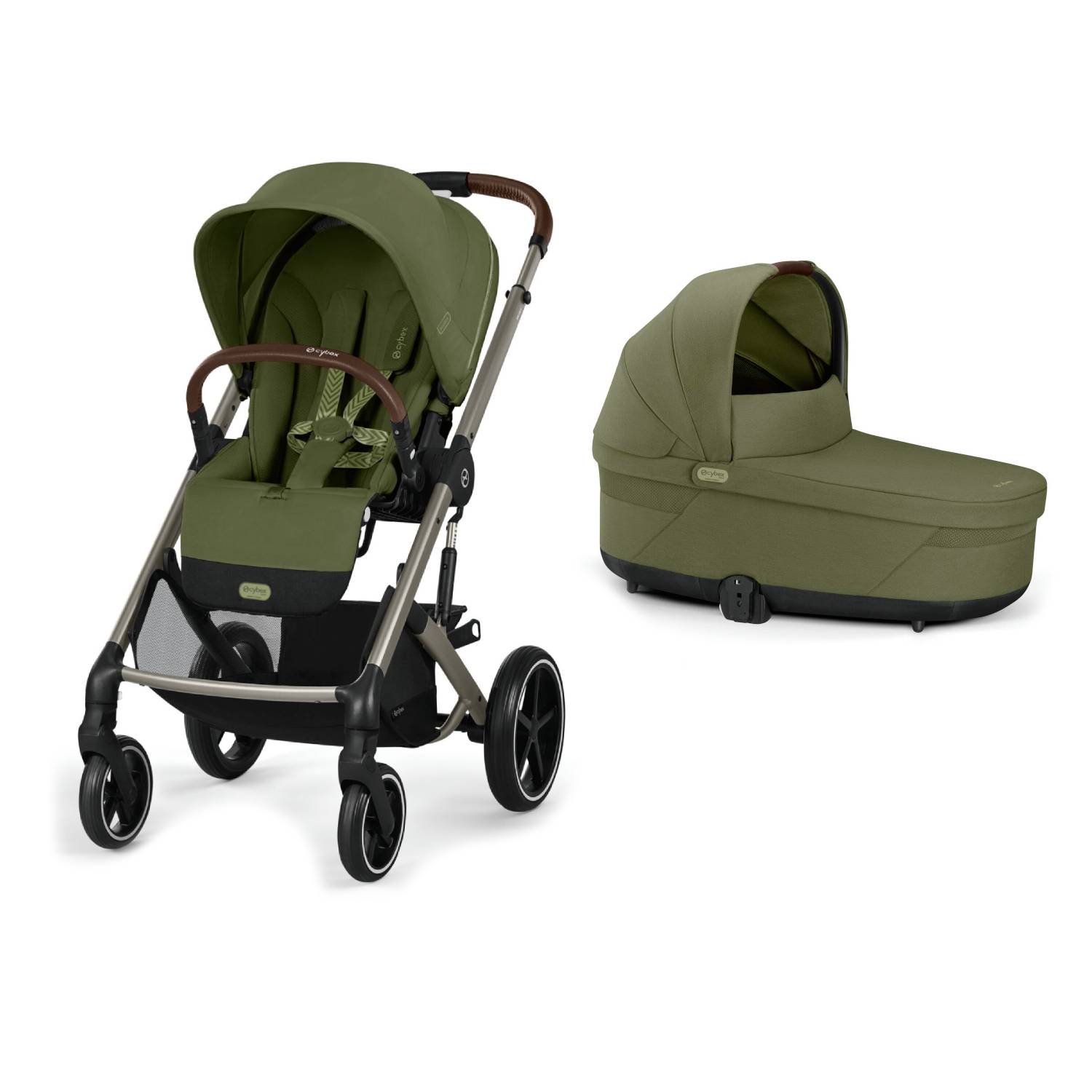 CYBEX Kombinovaný kočárek 2v1 BALIOS S LUX Moss Green