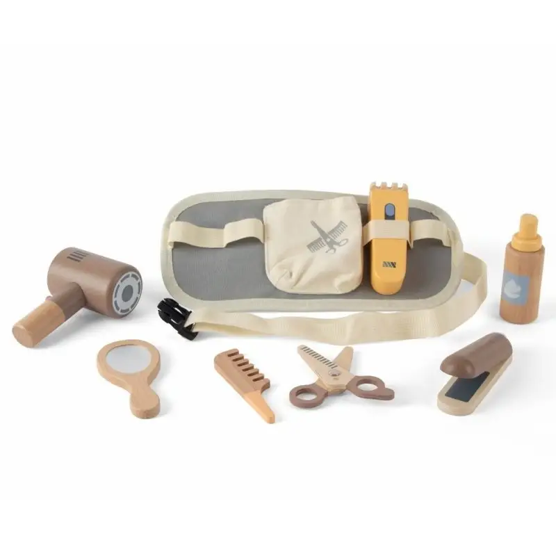 DANTOY Playful Wood drevený Barber set 8ks 36m+