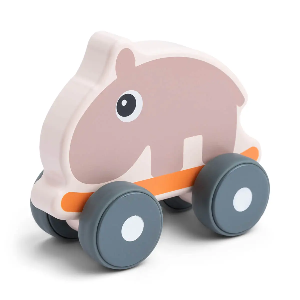 DONE BY DEER Dětská hračka na kolečkách Ozzo - růžová