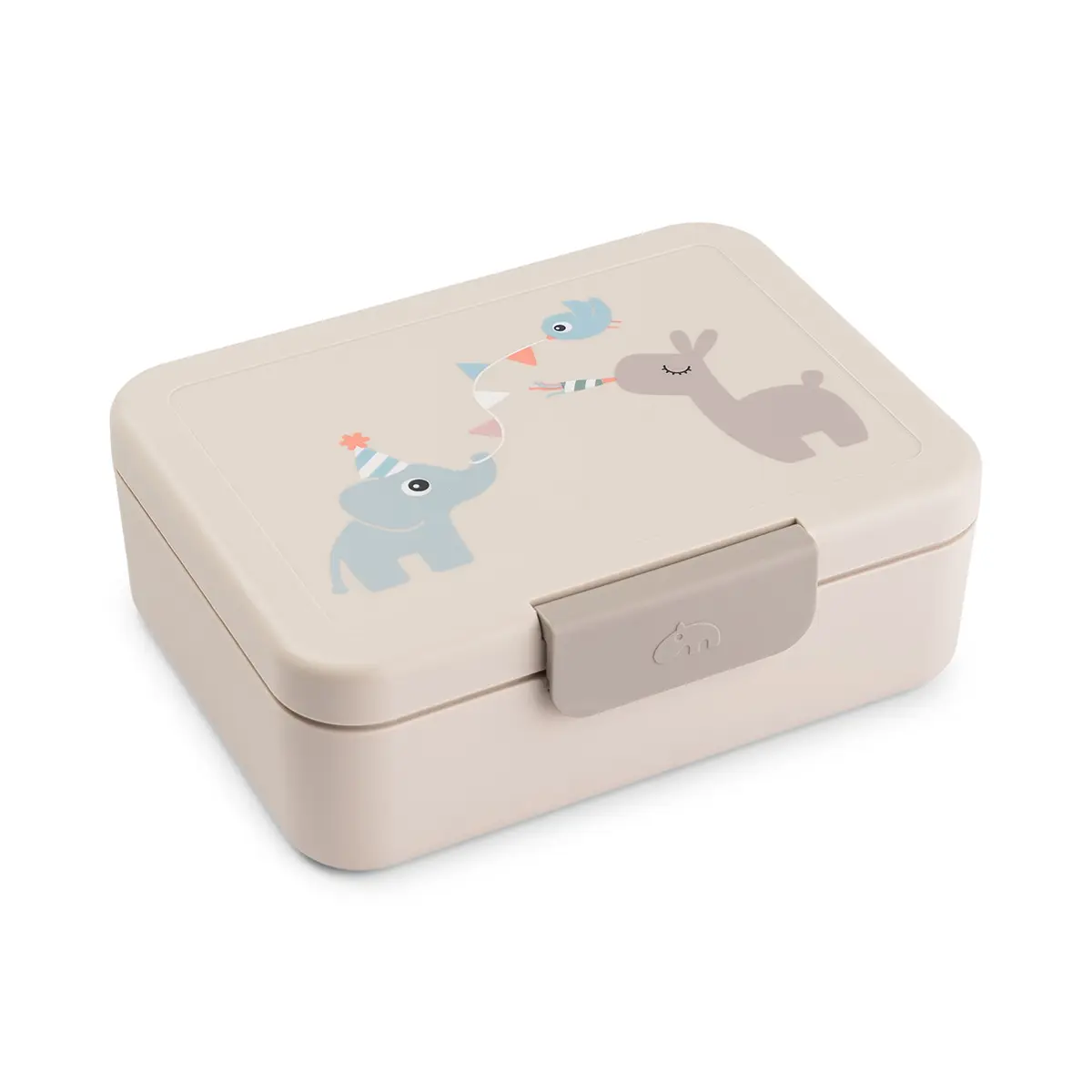 DONE BY DEER Dětská svačinová krabička Celebration - písková