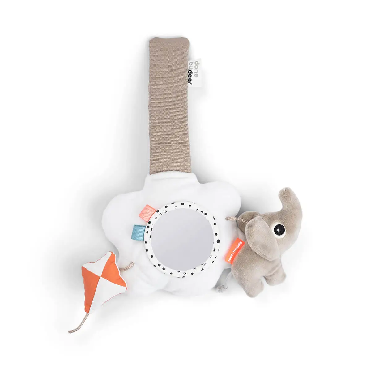 DONE BY DEER Hračka na kočárek Playground - mix barev