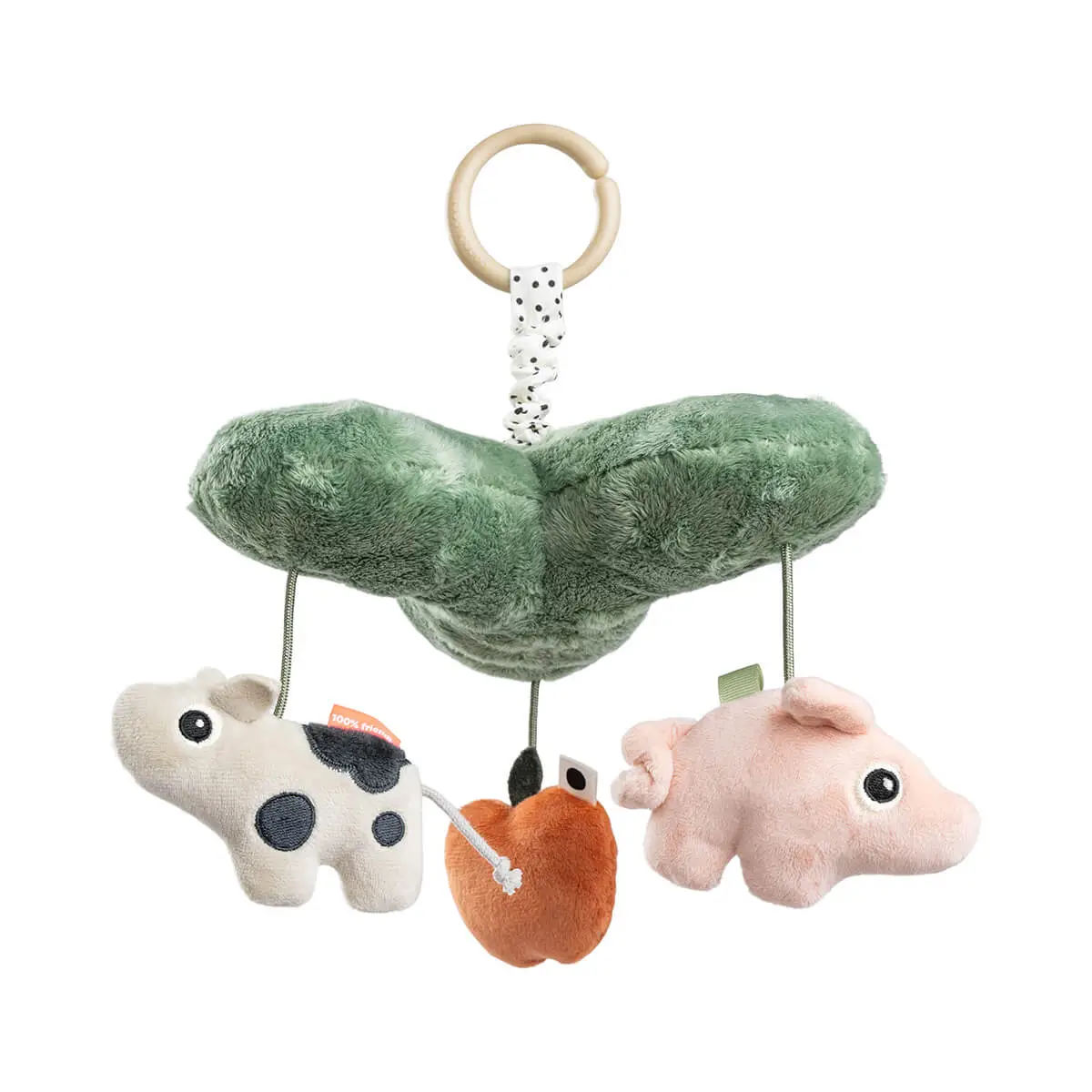 DONE BY DEER Hudební hračka Tiny farm - mix barev