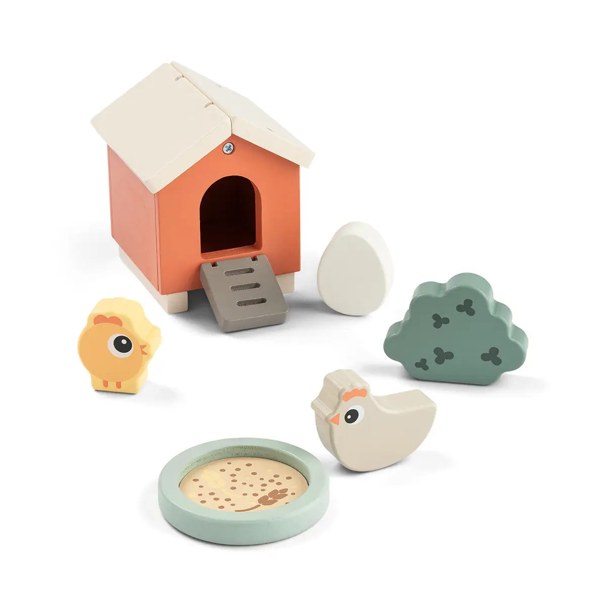 DONE BY DEER Malá herní sada Tiny Farm - Clucky