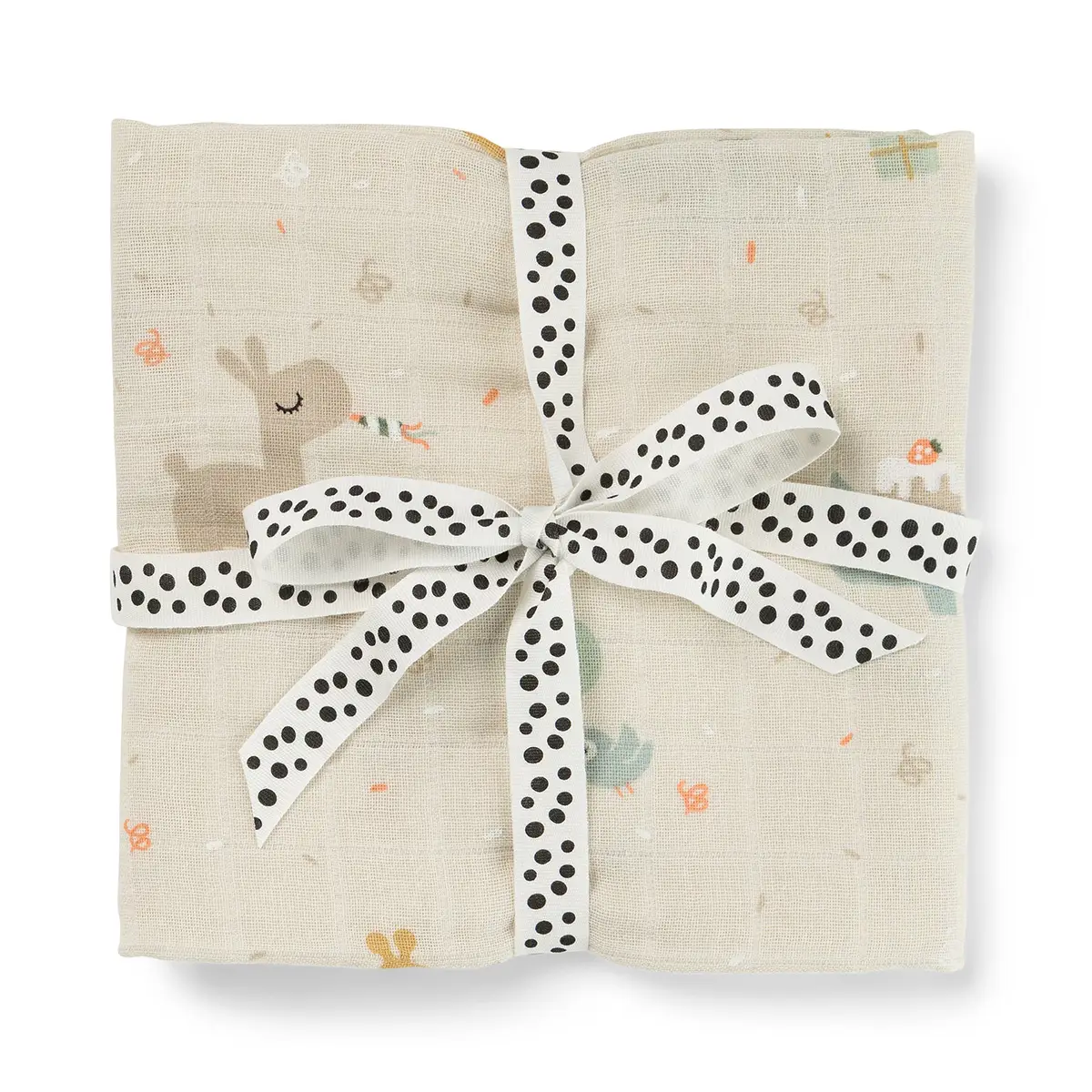 DONE BY DEER Mušelínová zavinovacia plienka Celebration - piesková