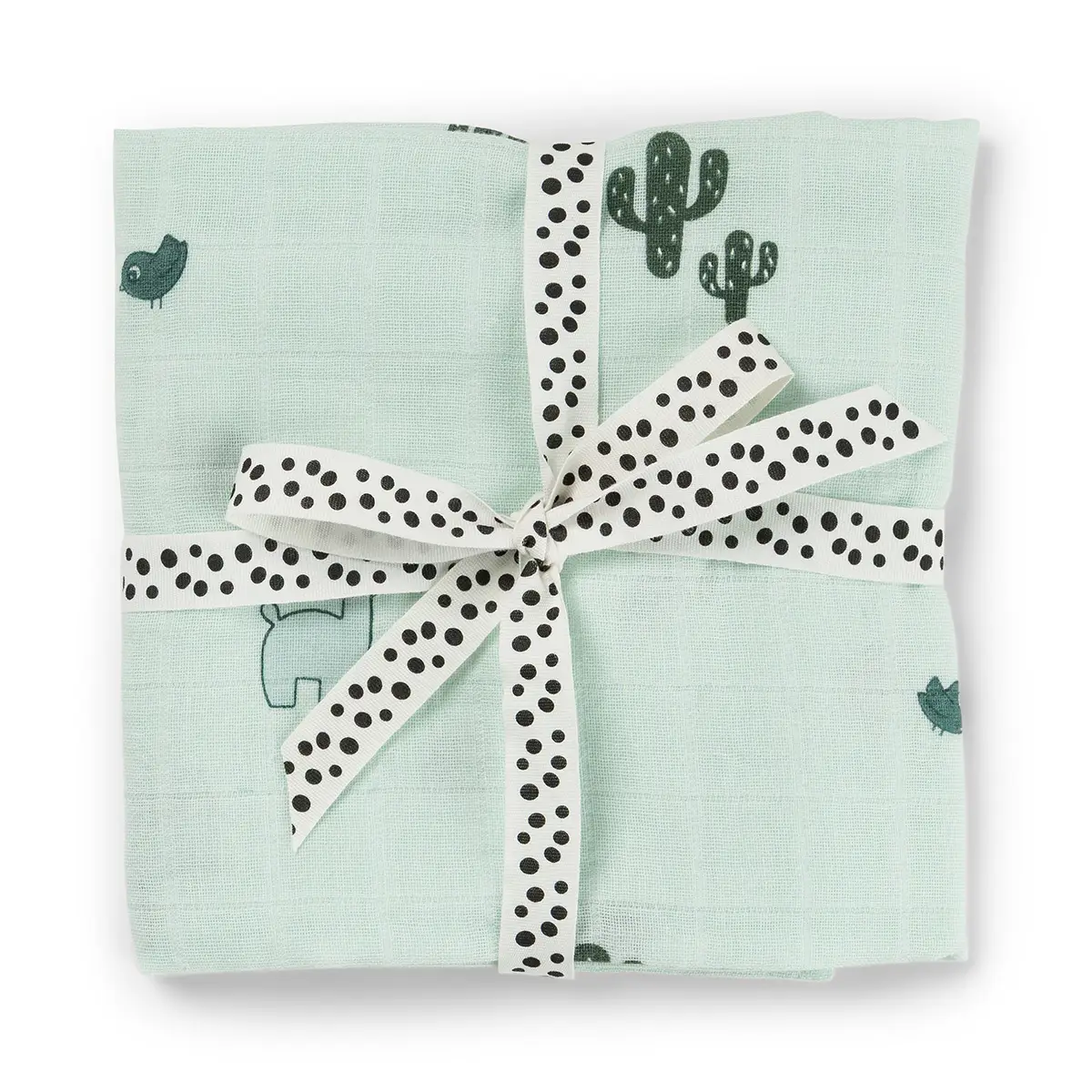 DONE BY DEER Mušelínová zavinovacia plienka Lalee - modrá